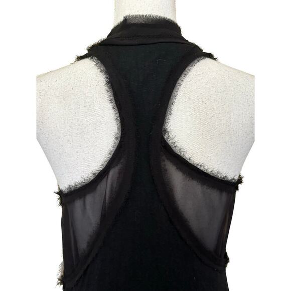 Ryu black dress, small, avant garde, gothic, bohemian grunge, statement - Picture 5 of 8